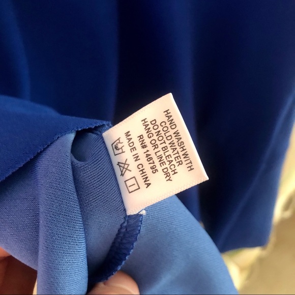 NWT Royal Blue Altar’d State Dress with Ruffles - Picture 8 of 9